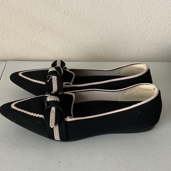 Vivaiia Black and Cream Loafers - Picture 3 of 6